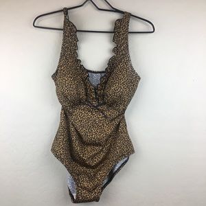 Gabar swimsuit Leopard print Sz 12
